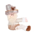 thumbnail image 2 of Steadline Christmas Pinecone Hat Doll Curtain Buckle with Flannel Material - Festive Santa and Snowman Design for Seasonal Home Decoration, 2 of 6
