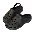 thumbnail image 3 of Black Unisex Clog Garden Sandals Nurse Beach Pool Casual Comfy Shoes, 3 of 3