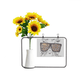 thumbnail image 1 of Animal print de leopardo sunglass cabeza del gato Tarjeta de bendición de jarrón de girasol artificial, 1 of 3