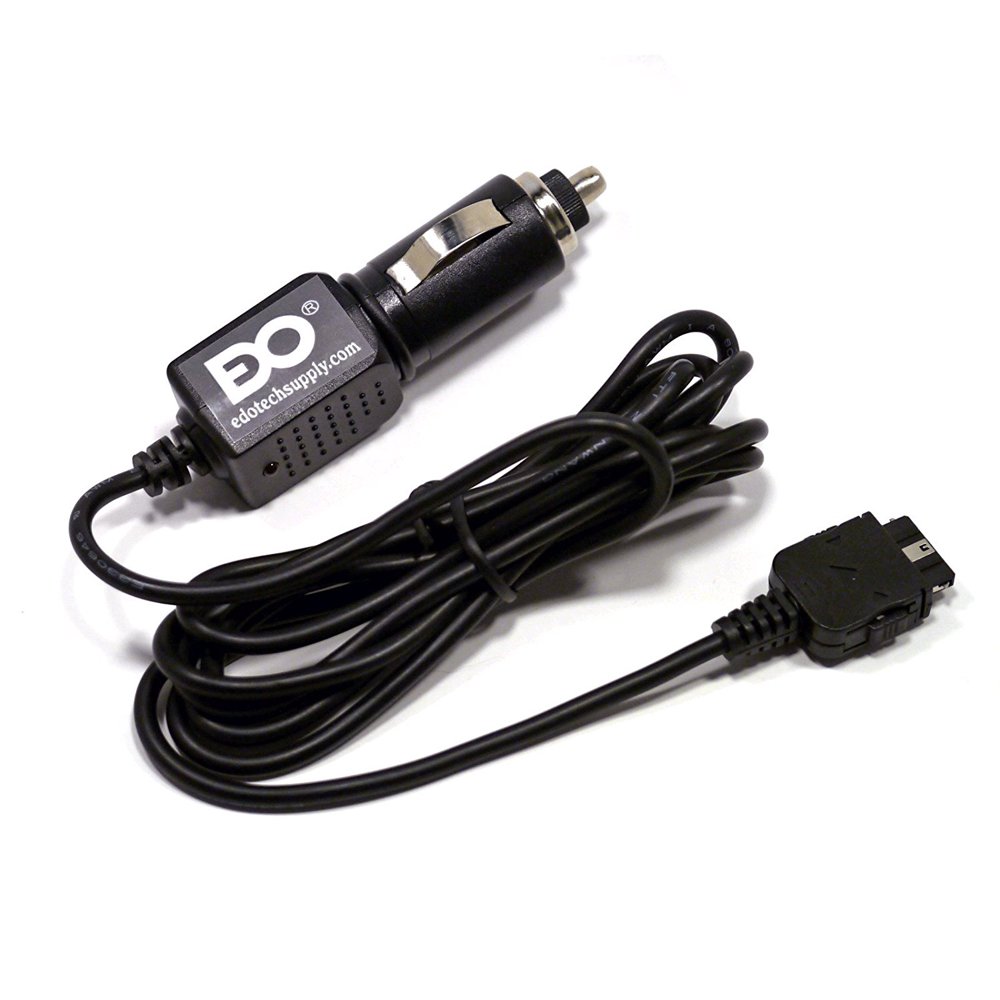EDO Tech 12V Car Vehicle Mount Adapter Charger cable for Garmin Nuvi 5000, 610, 650, 660, 670