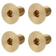 thumbnail image 2 of 50 Uds tornillo con cabeza hexagonal plana cobre cabeza avellanada sujetador Hardware suministros industriales M4M4x8 VoborMX herramienta, 2 of 8