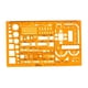 thumbnail image 1 of s de 1:50, Regla de , de Plástico Naranja, de Formas para Muebles, de Interiores, , Medi, 1 of 9