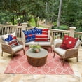 thumbnail image 6 of 4th of July Throw Pillow Covers 18x18 Set of 4,Patriotic Independence Day Pillow Cases for Bedroom Sofa Couch Decor, 6 of 6
