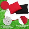 thumbnail image 3 of Pufs pequeños de nailon Sotiff, 24 unidades, 7 x 7 cm, rojo y negro, 3 of 6