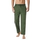 thumbnail image 1 of Pantalones largos de lino y algodón para hombre con cintura elástica y cordón ajustable. Pantalones casuales de uso diario. Pantalones rectos. Pantalones deportivos. Pantalones de lino para hombre., 1 of 6