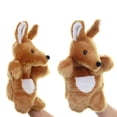 thumbnail image 4 of Marionetas de mano con forma de canguro Juguetes de marionetas de mano de canguro Juguetes de marionetas de mano de peluche, 4 of 6