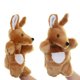 thumbnail image 2 of FELTECHELECTR Marionetas de mano con forma de canguro Juguetes de marionetas de mano de canguro Juguetes de marionetas de mano de peluche, 2 of 4