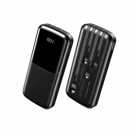 Entronix [3-in-1] Power Bank - 10000 mAh Built-in Cables USB-C