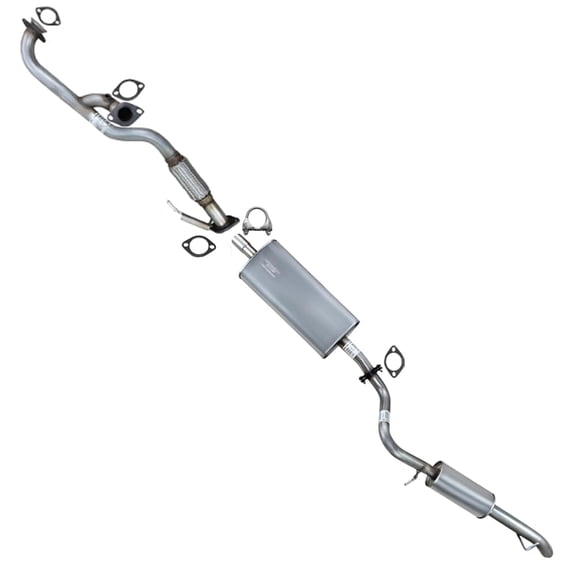 Exhaust Flex Y-Pipe, Muffler & Tail Pipe Kit Fits 2005-2007 Mercury Mariner 3.0L - Stainless Steel Exhaust System | Direct Fit | Northeastern Exhaust