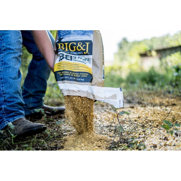 Big & J BB2 Granular Long Range Deer Attractant, 20lb Bag