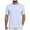 White, variant on kamemir Mens Big and Tall Shirts Mens Short Sleeve T-Shirt Cotton Casual Shirt Mens ShirtsSummer Daily T-Shirts Light Blue,L