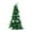 Green, variant on (Clearance) pdqouc Mini Christmas Tree 10.6 Inch Table Top Christmas Trees Tiny Christmas Tree Snowflake Fake Trees for Xmas Indoor Tabletop Desk Desktop Bedroom Decorations