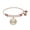 Pink Tone Brass, variant on 7.25 Inches Aunt Bangle Bracelet Adjustable