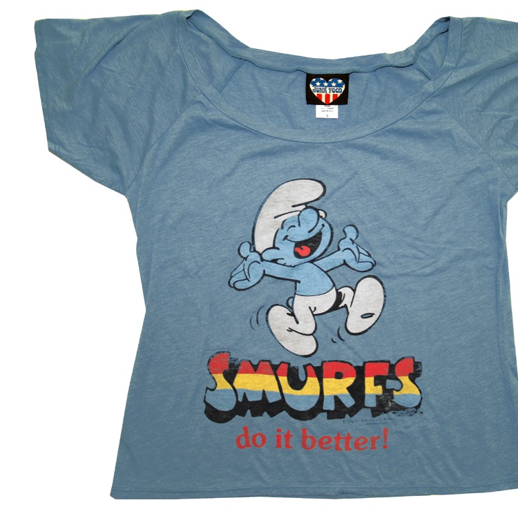 the smurfs shirt
