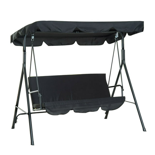 Couvercle Supérieur Anti-Poussière, Support Imperméable Résistant aux Intempéries Couvercle Supérieur Facile à Balancer, Noir / Beige pour Balcon Jardin