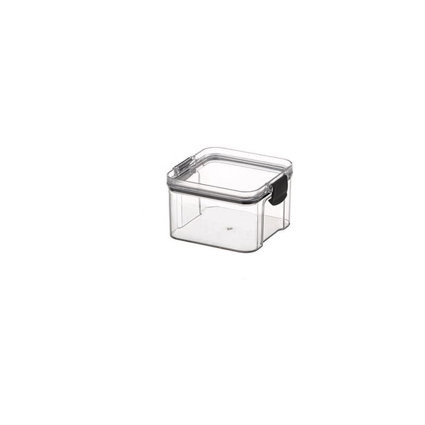 uds recipientes herméticos caja de almacenamiento de cocina juego de tarros herméticos de plástico para alimentos sellados con tapa para almacenar cereales Pasta harina (460ml)