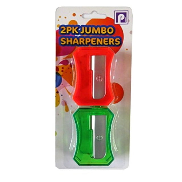 jumbo pencil sharpeners pack of 2