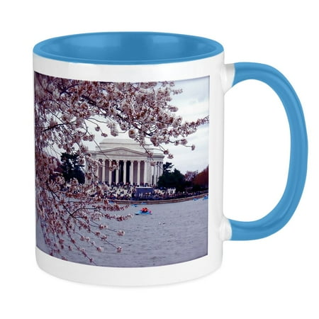 

CafePress - Cherry Blossoms Washington DC Mug - Ceramic Coffee Tea Novelty Mug Cup 11 oz