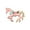 Pink, variant on YIEMEEN Fashionable Unicorns Horse Pin Alloy Craft for Work and Social Event