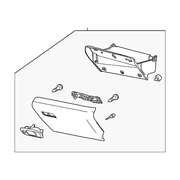 Genuine OE Ford Glove Box Assembly - DE9Z-7406024-AD Fits select: 2013-2019 LINCOLN MKT