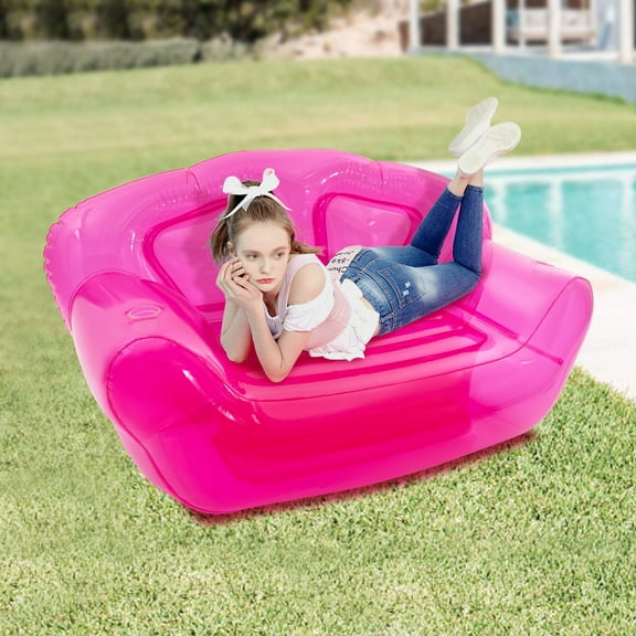 Portable Air Sofa, Double Person Design with Fast Inflation, Lightweight PVC Material, Perfect for Outdoor Activities