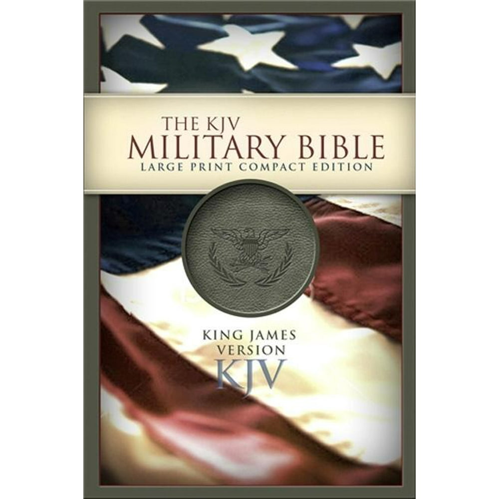 Military BibleKJVLarge Print Compact (Hardcover)