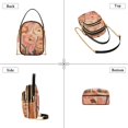 thumbnail image 3 of FORMRS Crossbody Bag for Women Quilted Travel Shoulder Cell Phone Purse with Chain Strap Handbag, Abstract Orange Flowers, 3 of 7