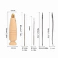 thumbnail image 5 of 4 In 1 Craft Stitching Scratch Awl Tool Pin Awl Pin Punching Awl, 5 of 12