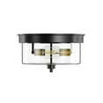 thumbnail image 2 of Aiwen 2-Light Flush Mount Ceiling Lamp Modern Farmhouse Light Fixture for Kitchen Living Room Foyer, 2 of 10