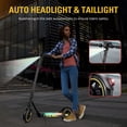 thumbnail image 3 of Electric Scooter for Adults - 600W Motor 10" Tires, up to 25MPH and 30Miles Long-Range Portable E Scooter, 3 of 7