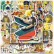 thumbnail image 1 of 50pcs of Egyptian Pharaoh Vinyl PVC Waterproof Cute Fun Cartoon Doodle Stickers, Funny Trendy Decals for Teens, Kids, Adults, Colorful Anime Sticker P, 1 of 3