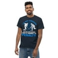 thumbnail image 2 of Not Arguing I'm Just Explaining Why It Wasn't A Penalty Art classic tee (Navy, M), 2 of 2