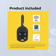 thumbnail image 3 of Replacement Keyless Remote Head Key Fob for Ford Taurus 2018 FCC CWTWB1U793 Part Number, 3 of 8