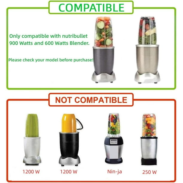 Cuchilla extractora de repuesto compatible con piezas de repuesto de modelos de licuadora NutriBullet de 600w y 900w ER Rojo Verde Walmart en linea