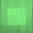 thumbnail image 1 of Ahgly Company Indoor Square Abstract Emerald Green Contemporary Area Rugs, 3' Square, 1 of 4