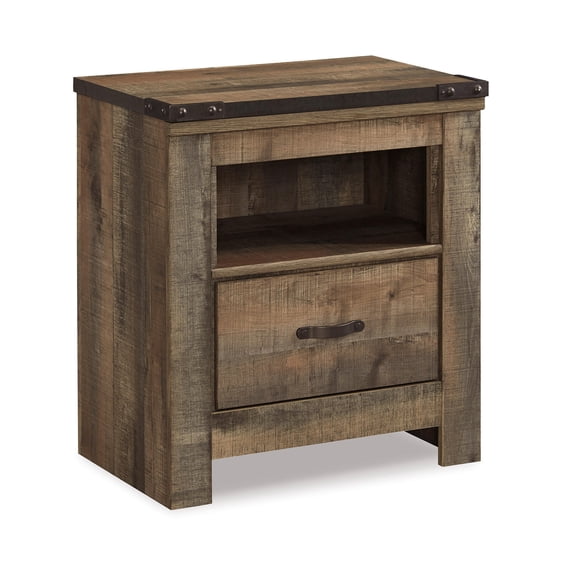 Signature Design by Ashley Trinell One Drawer Nightstand, Brown