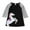 Black, variant on Edvintorg 12M-6Y Toddler Baby Dress Long Sleeve Kids Baby Girls Horse Stripe Princess Dress Fall Clothing Children's Party Dress