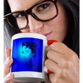 thumbnail image 2 of 3drose, American Actress. Fashion Icon. Screen Legend. Blue., 15oz Two-tone Red Mug, 2 of 6