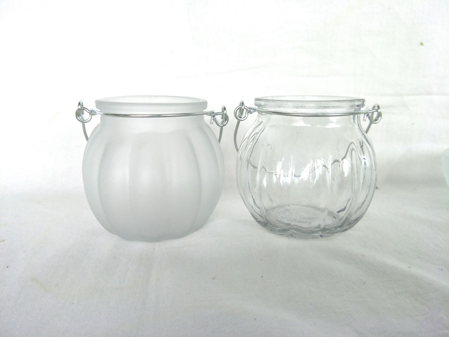 Porte-bougie en verre
