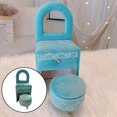 thumbnail image 4 of kurtrusly Chic Jewelry Storage Case for Girls Women Rings Necklace Desk Peacock Blue, 4 of 8