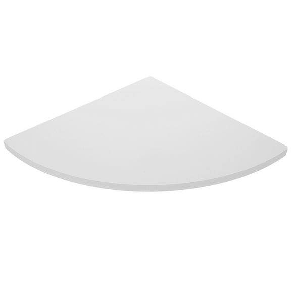 AURARMLET Corner Shower Shelf White PVC Organizing Items for Housekeepers 1Pcs