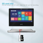 Wired Video Door Phone Apartment Intercom System,WiFi 10 Inch Touch Monitor with 1080P Doorbell Camera,HD Camera,RFID Card Unlocking for Home Tuya