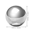 thumbnail image 2 of Raindrops Gazing Globe for Yard Decor Reflective Garden Ornament Modern Style 1Pack, 2 of 8