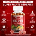 thumbnail image 4 of VITINITY Fruits Supplement - Super Fruit Delicious Gummies (60 Chews), 9 Superfruits, Fruit & Herbs, Super Fruit Vitamins, Non-GMO, Pectin-Based, Gluten-Free, No More Pills (30 Day Supply), 4 of 7