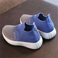 thumbnail image 5 of HUANBAI Toddler Boys Girls Sneaker Slip On Shoes Kids Lightweight Breathable Walking Shoes 3-3.5 Years, 5 of 5