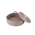 thumbnail image 2 of Air Fryer Silicone Pot Heat-resistant Kitchen Cooking Grill Baking Basket Reusable Thickened Fried Chicken Tool Replacement 19cm Coffee, 2 of 9