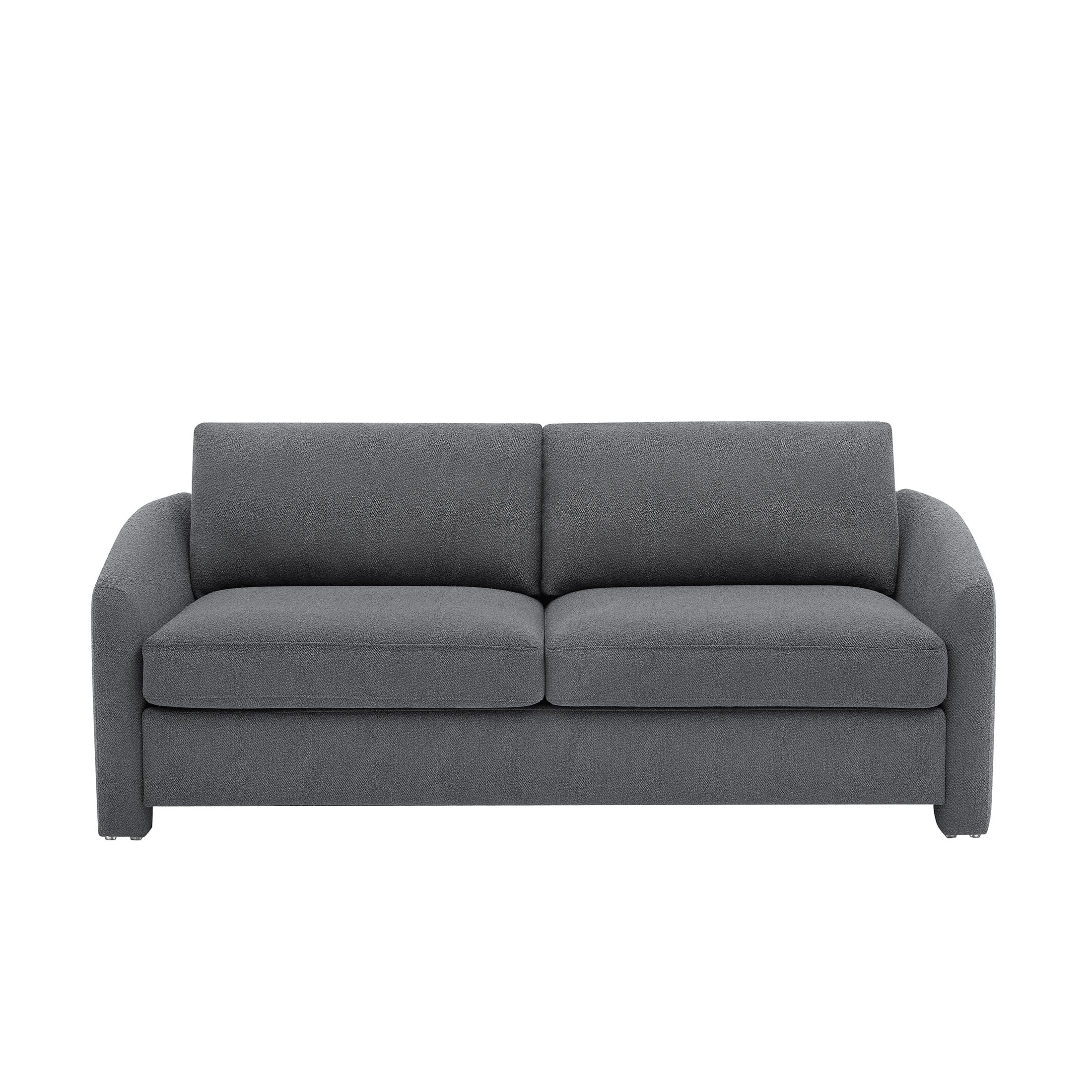 Beautiful Drew 72.2" Sofa by Drew Barrymore for Adults, Charcoal Bouclé