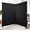 Black, variant on 2 Panel Room Divider, 5FTX6FT Compact Privacy Screen with Thick Fabric,Temporary Partition Wall for Room Separation, Portable for Studio Apartment, Bedroom,Home Office,Black