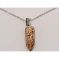 thumbnail image 2 of Elegant Picture Jasper Point Necklace - Silver Tone Unisex, 2 of 7