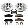thumbnail image 3 of PowerStop Front Z23 Evolution Sport Carbon-Fiber Ceramic Brake Pad and Drilled & Slotted Rotor Kit Fits: FORD Select Models K7004, 3 of 10